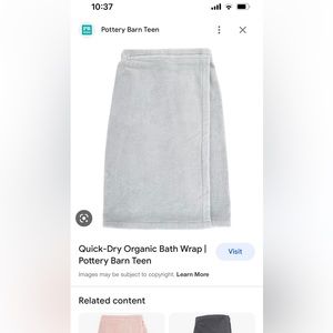 Pottery Barn Teen bath wrap BRAND NEW NEVER WORN